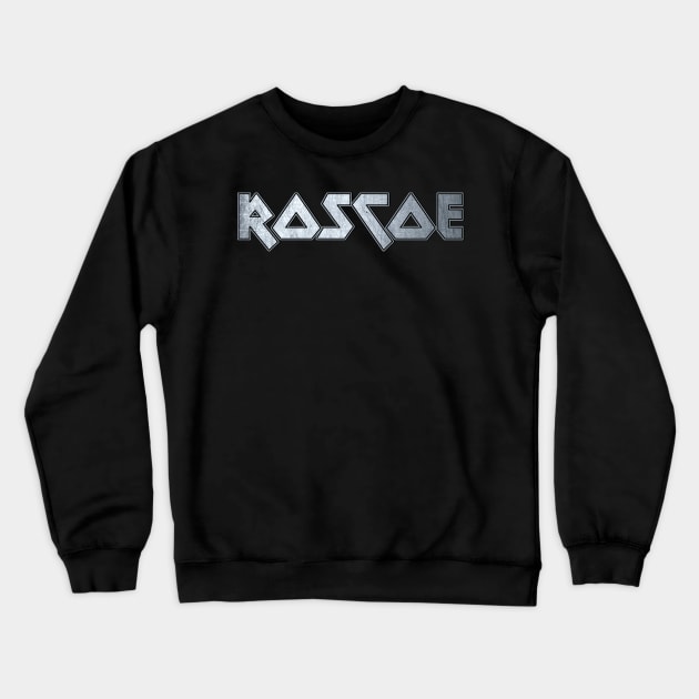 Heavy metal Roscoe Crewneck Sweatshirt by KubikoBakhar